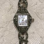 Vivani Vintage Cocktail Watch with Marcasite Accents