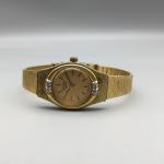 Bulova Women's Cocktail Watch Gold Tone Honeycomb Dial