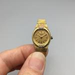 Bulova Women's Cocktail Watch Gold Tone Honeycomb Dial