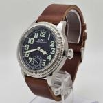 Vintage-Style 44mm Mechanical Military Pilot Watch