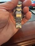 Rolex Oyster Perpetual Date Black Sigma Dial Watch