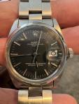 Rolex Oyster Perpetual Date Black Sigma Dial Watch