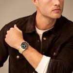 Fossil Men’s Blue Quartz Two-Tone Watch