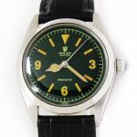 Rolex Oyster Precision Green Dial 34mm Men's Watch