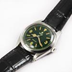 Rolex Oyster Precision Green Dial 34mm Men's Watch