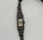 Art Deco Sterling Silver & Marcasite Ladies Watch