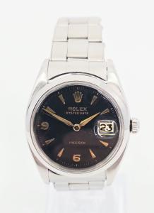 1950s Vintage Rolex Oyster Date Green Dial 34mm