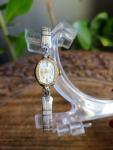 Vintage Helbros Ladies Cocktail Watch Gold Silver Tone