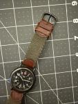Swiss Army Cavalry Military Watch with Black Dial