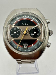 Zodiac Racing Chronograph Watch Valjoux 7734