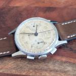 1950s Wakmann Vintage Pilot Chronograph Watch