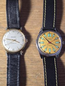 HMT Pilot and Salvest Unbreakable Vintage Watches