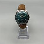 HMT Pilot Men's Watch Blue Dial Leather Strap
