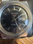 Seiko 5 Automatic Vintage Men’s Watch with Day-Date