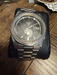 Seiko 5 Automatic Vintage Men’s Watch with Day-Date