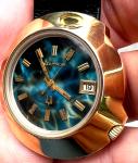 Vintage Accutron Sputnik Watch with Marble Stone Dial