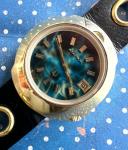 Vintage Accutron Sputnik Watch with Marble Stone Dial