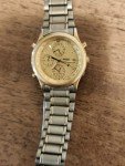 Men's Seiko World Timer Gold-tone Vintage Watch