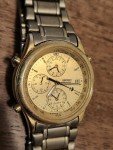 Men's Seiko World Timer Gold-tone Vintage Watch