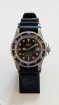 Vintage Diver Watch with Distressed Bezel - 39mm