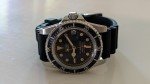 Vintage Diver Watch with Distressed Bezel - 39mm