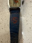 Vintage 1955 Superman Watch with Leather Band