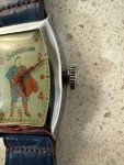 Vintage 1955 Superman Watch with Leather Band