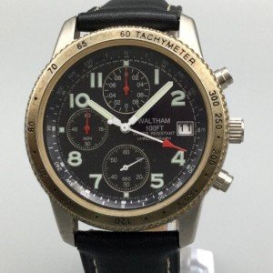 Vintage Waltham Men's Chronograph Watch - Gold & Silver