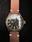 Stowa Flieger Bronze Vintage Pilot Watch 36mm