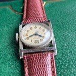La Marne Swiss Art Deco 14K Gold Watch