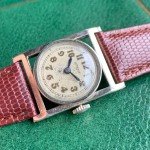 La Marne Swiss Art Deco 14K Gold Watch