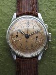 Vintage 1940s Gloria Swiss Chronograph Watch