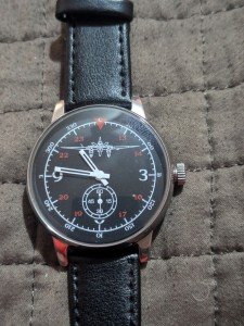 Vintage Soviet Pobeda IL-2 Pilot Wrist Watch