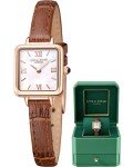 Lola Rose Women's Vintage Leather Strap Watch