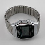 Vintage Timex Digital Chronograph Alarm Watch 34mm