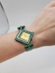 Vintage Green Art Deco Ladies Wristwatch