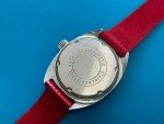 Rare Vintage Red Jump Hour Mechanical Watch