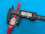 Rare Vintage Red Jump Hour Mechanical Watch