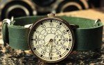Pobeda Vintage Pilot Men's Mechanical Watch - Green Band