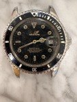 Vintage Black Dive Watch for Repair