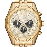 Michael Kors Gold-Tone Lexington Men's Chronograph Watch