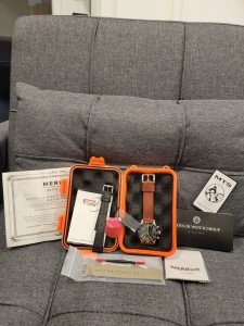 Merkur Big Eye Military Vintage Chronograph Watch