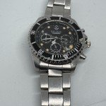 Vintage Del Mar Men's Quartz Watch with Rotating Bezel