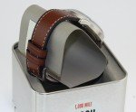 Fossil Retro Pilot Silver Brown Chronograph Watch