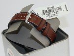 Fossil Retro Pilot Silver Brown Chronograph Watch