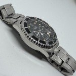Vintage Del Mar Men's Quartz Watch with Rotating Bezel