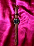 Rare Vintage Seiko Gold & Leather Slim Watch