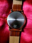 Rare Vintage Seiko Gold & Leather Slim Watch