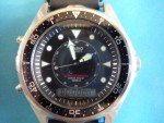 Casio Men's Vintage 320R Dive Watch Black Face