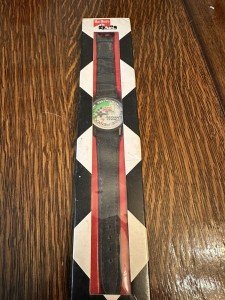 Marlboro Racing Team Vintage Black Leather Watch